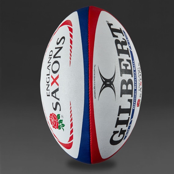 Gilbert England Replica Rugby Ball Red/Blue ProDirect Rugby