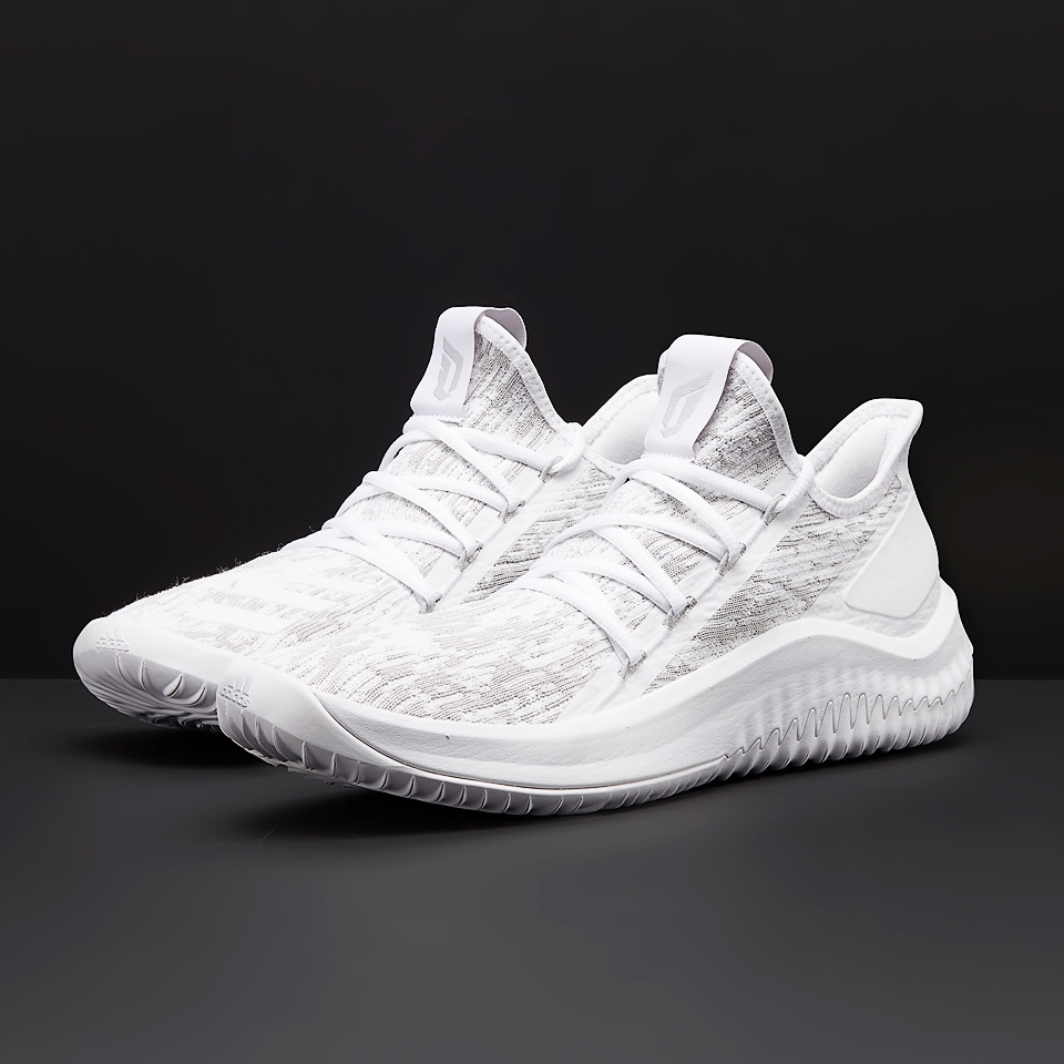 Mens Shoes adidas Dame D.O.L.L.A. White AQ0827 Pro Direct Basketball