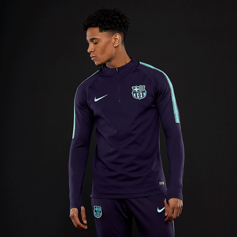 Nike FC Barcelona 2018/19 Squad Drilll Top - Dynasty/Hyper Turquoise