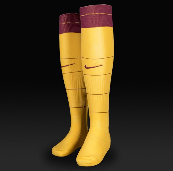 Gold nike soccer socks on sale