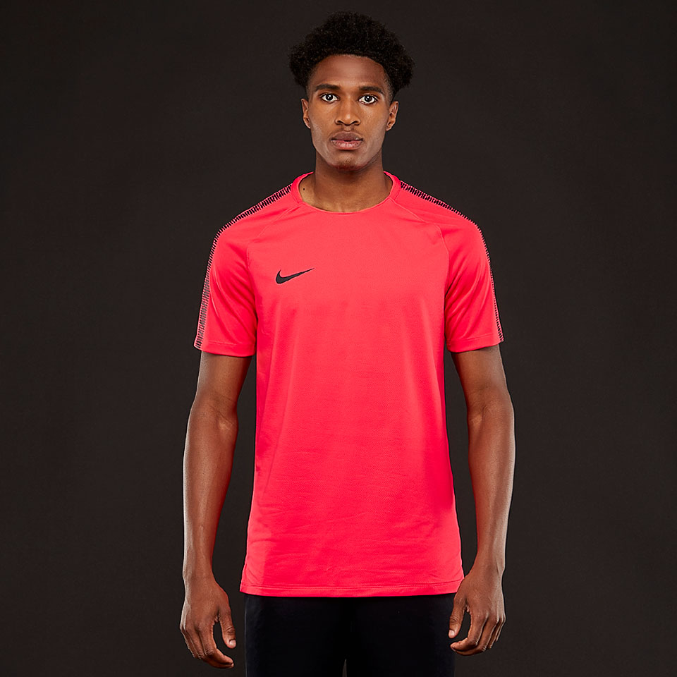 Zeldzaamheid Walter Cunningham plakband Nike Breathe Squad SS Top - Siren Red/Black/Black - Mens Clothing - Jerseys  