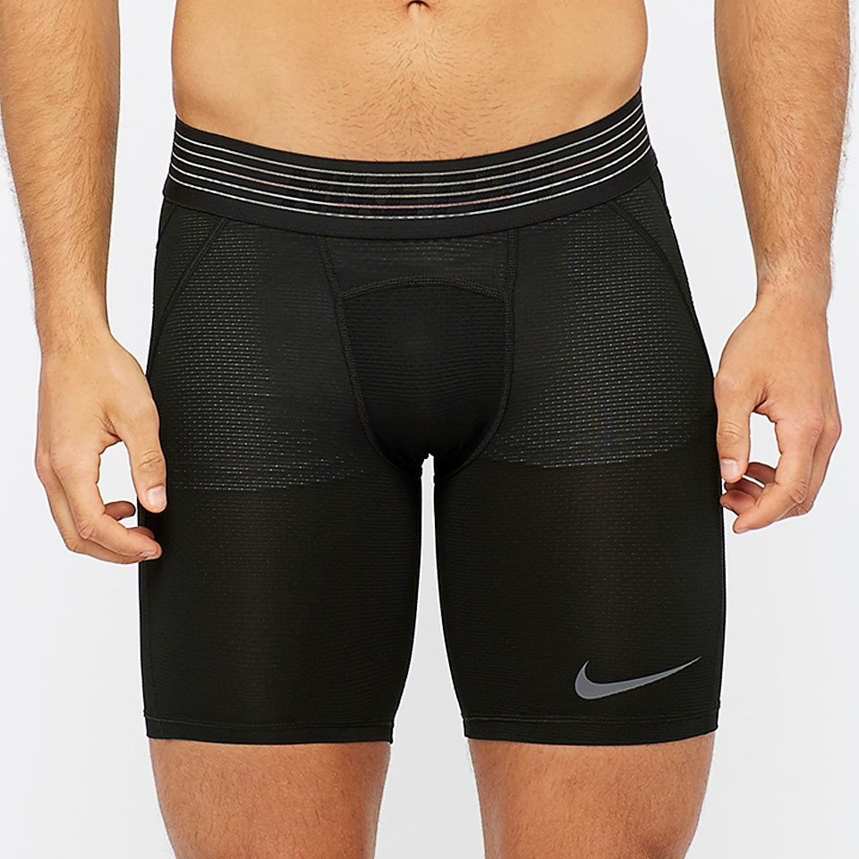 Nike Pro Hypercool Shorts - Mens Base Layer - Compression Black/Black/Dark Grey Pro:Direct Soccer