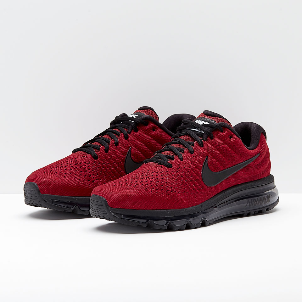 Zapatillas para hombre Nike Air Max - Rojo/Negro/Gris Oscuro - | Pro:Direct Soccer