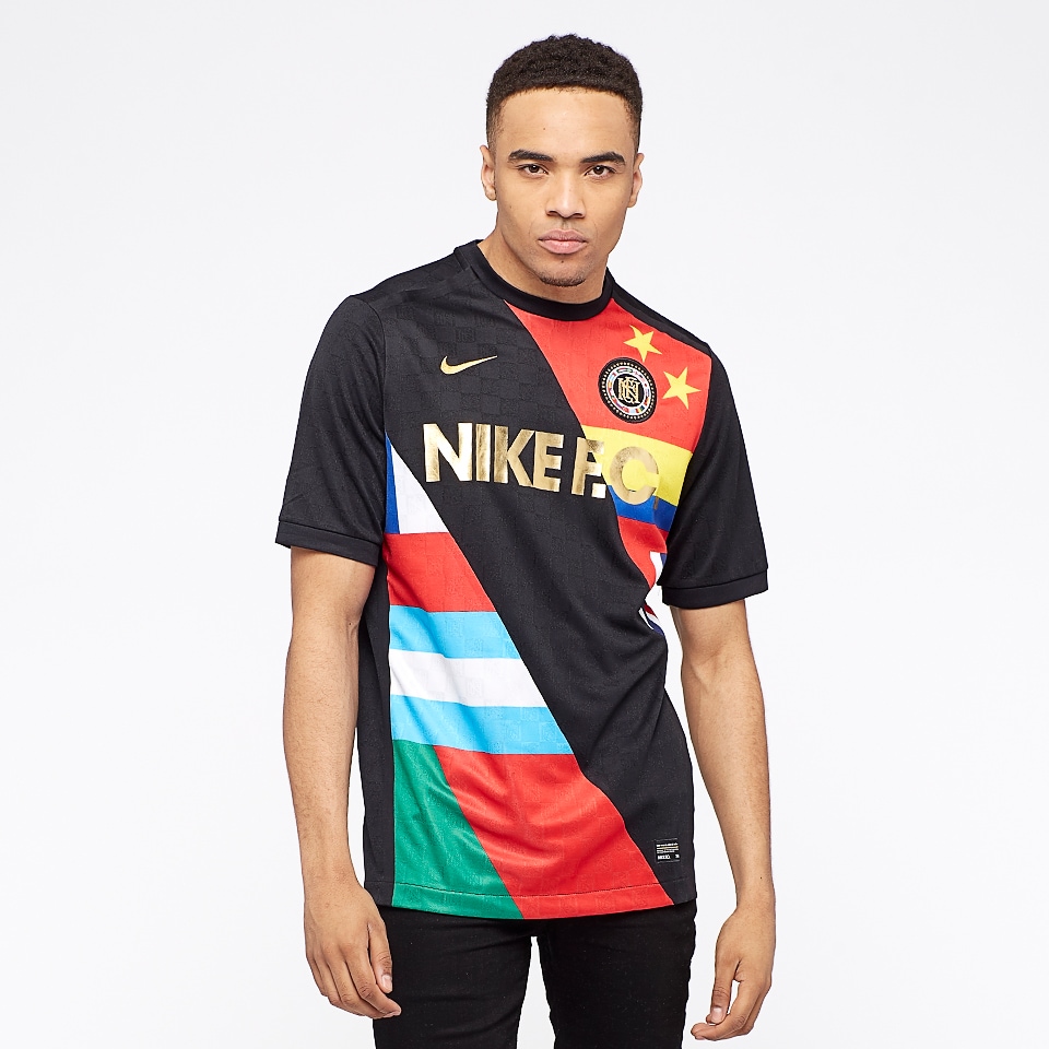 Ropa para hombre Camiseta Nike F.C. - Negro/Blanco - 886872-012 | Pro:Direct Soccer