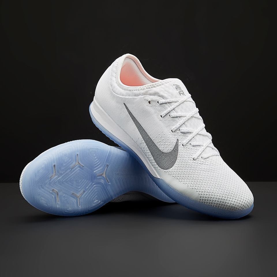 Brawl Full Be careful Nike Mercurial VaporX XII Pro IC - White/Metallic Cool Grey/Total Orange -  Mens Soccer Cleats - Indoor 
