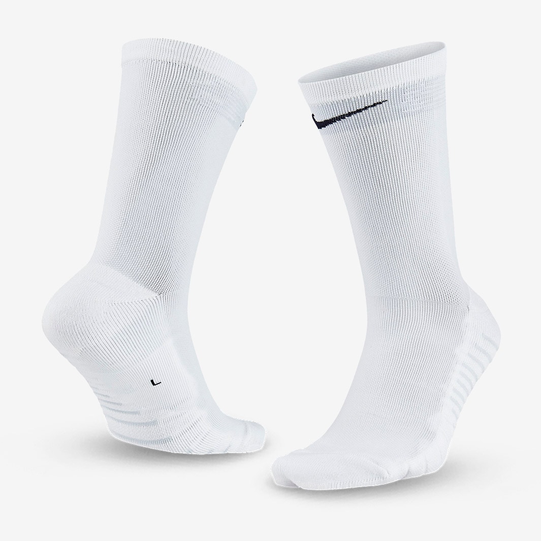 Nike Squad Crew Socks - Mens Clothing - Socks - White/Grey | Pro:Direct ...