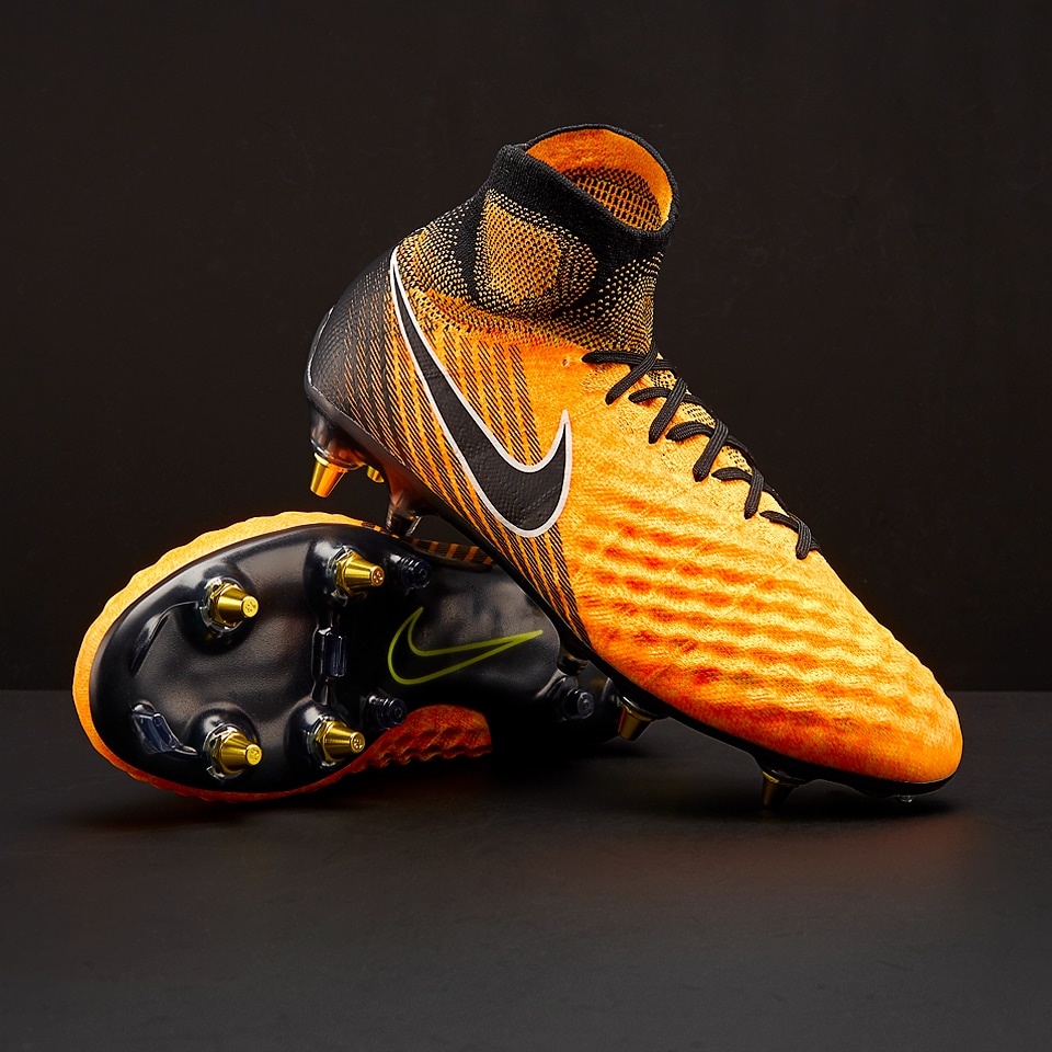 Botas de - Nike Magista Obra II SG Pro - Naranja/Negro/Blanco - 844596-802 | Pro:Direct Soccer