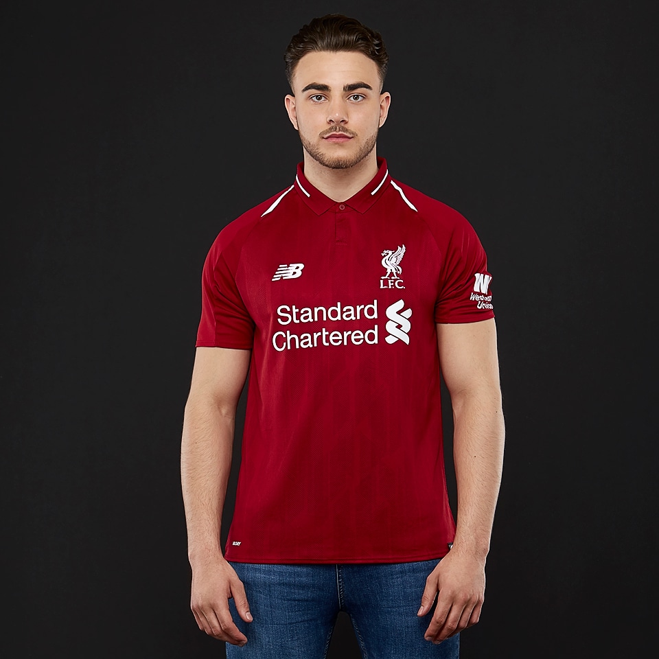 Balance Liverpool FC 18/19 Home SS Jersey - Red - Mens Replica -