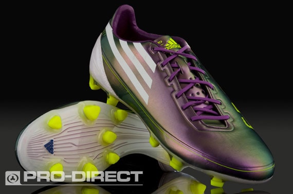 adidas Soccer Shoes - F30 adizero Messi Ground Soccer Cleats - Chameleon/White/Electricity