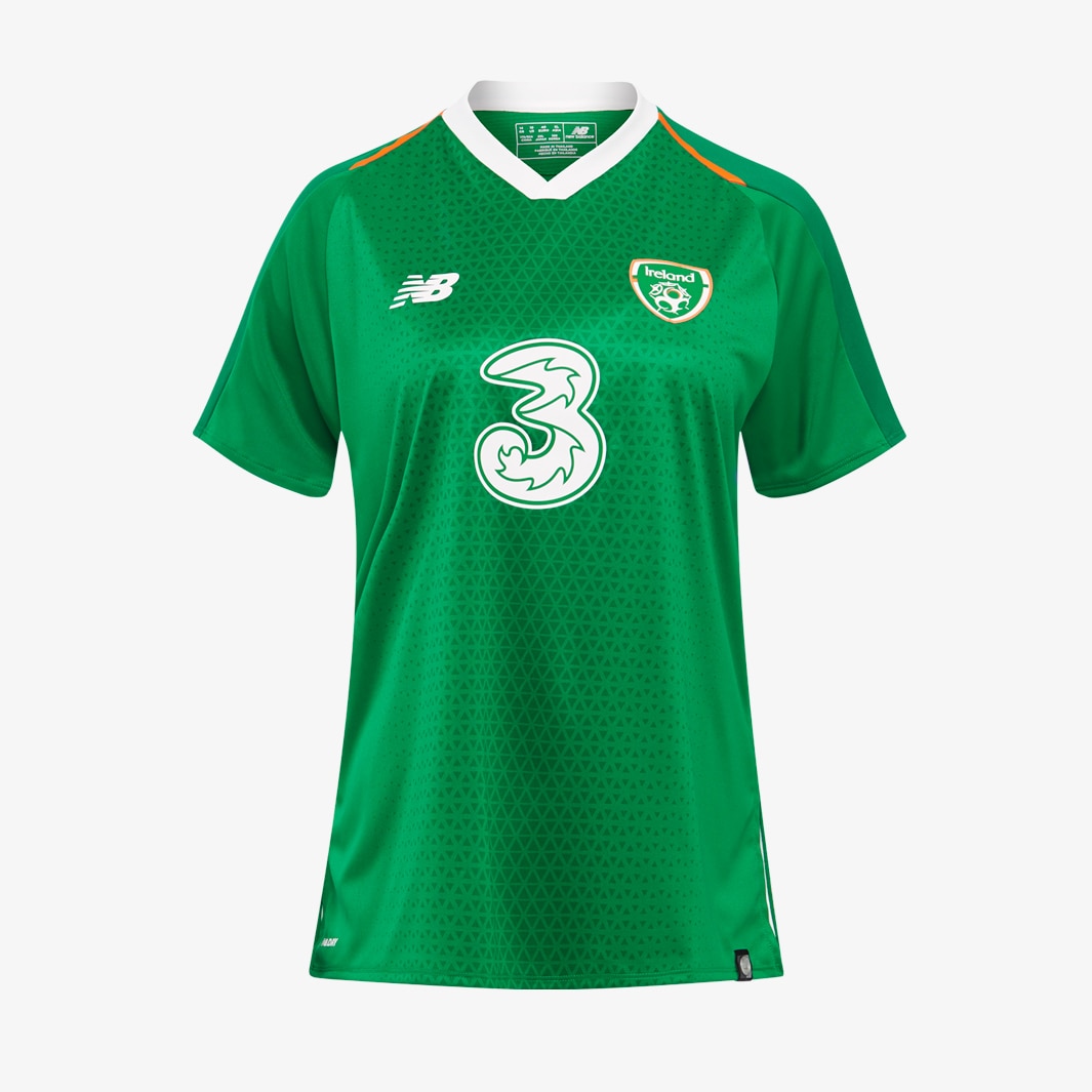 New Balance FA Ireland 1920 Home Juniors SS Shirt, JT930322