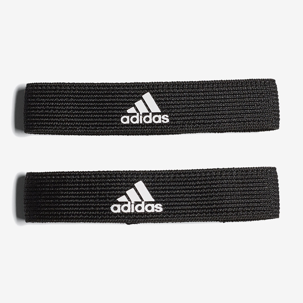adidas Sock Holder Pads Football Accessories BlackWhite