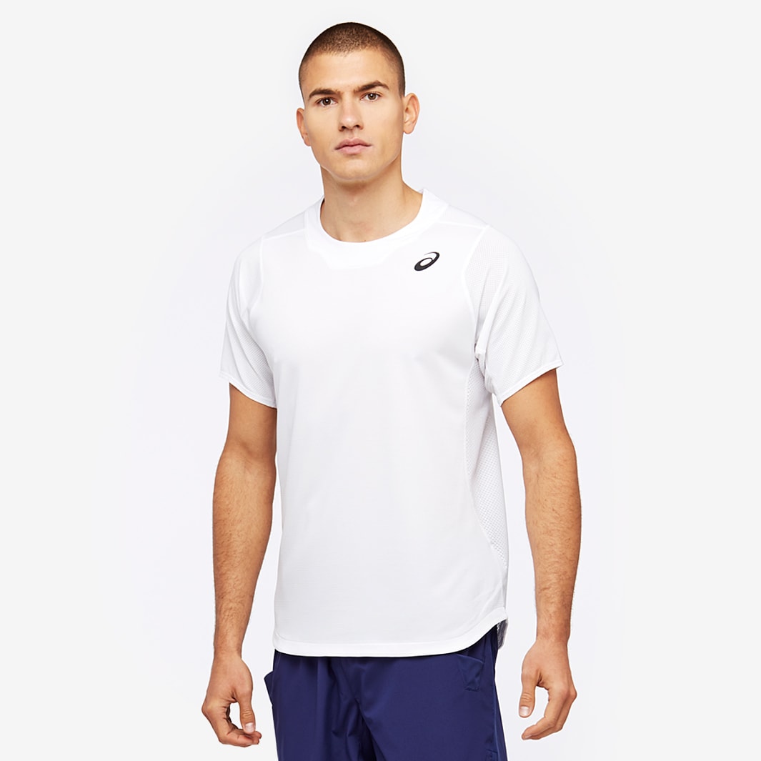 Asics Gel Cool SS Top - Brilliant White - Mens Clothing | Pro:Direct Tennis