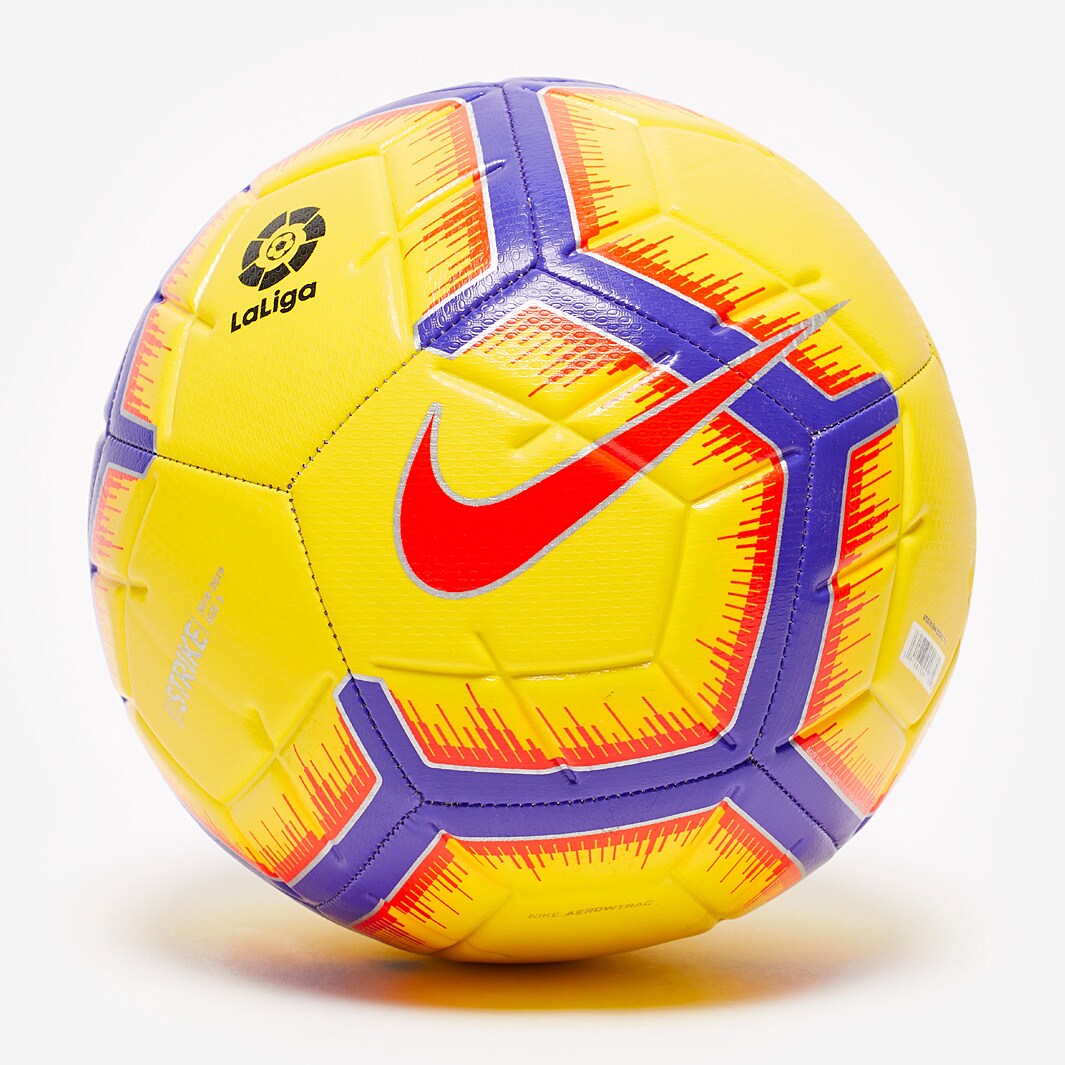 Balones de fútbol - Nike La Liga Strike - Amarillo/Morado/Crimson | Pro:Direct