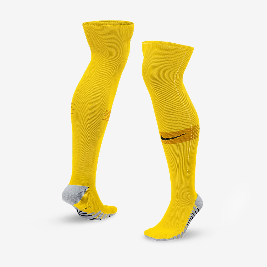 Mens Goalkeeper Clothing - Nike Team Match Fit OTC Socks - Tour Yellow ...