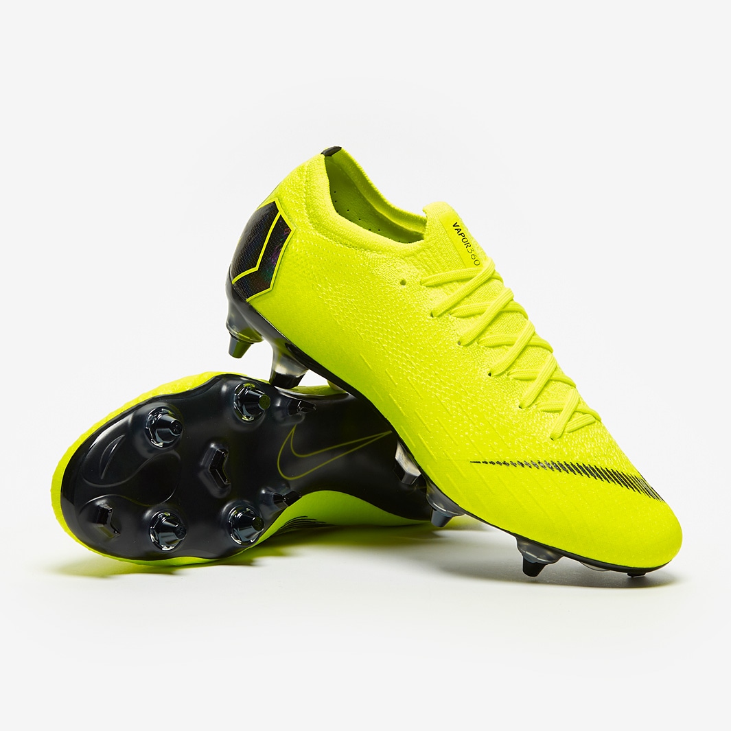 Botas de -Nike Mercurial Vapor SG-PRO AC - Volt/Negro | Pro:Direct Soccer