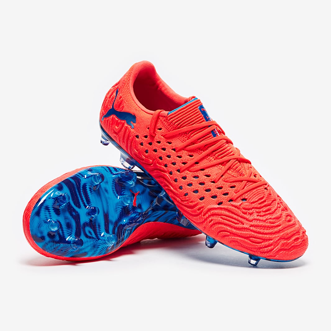 Puma Future 19.1 CC FG/AG - Mens Boots - Firm Ground - Blast/Bleu Azur | Pro:Direct Soccer