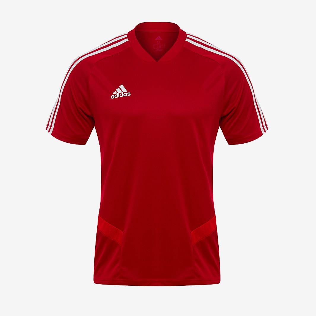 Ropa y equipaciones para equipos de fútbol - Camiseta Tiro 19 entrenamiento - Rojo/Blanco | Pro:Direct Soccer