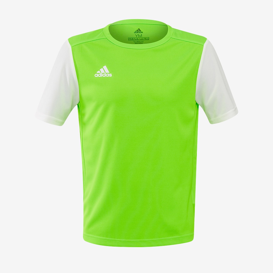 y equipaciones para de fútbol - Camiseta adidas Estro 19 para niños - Verde/Blanco | Pro:Direct Soccer
