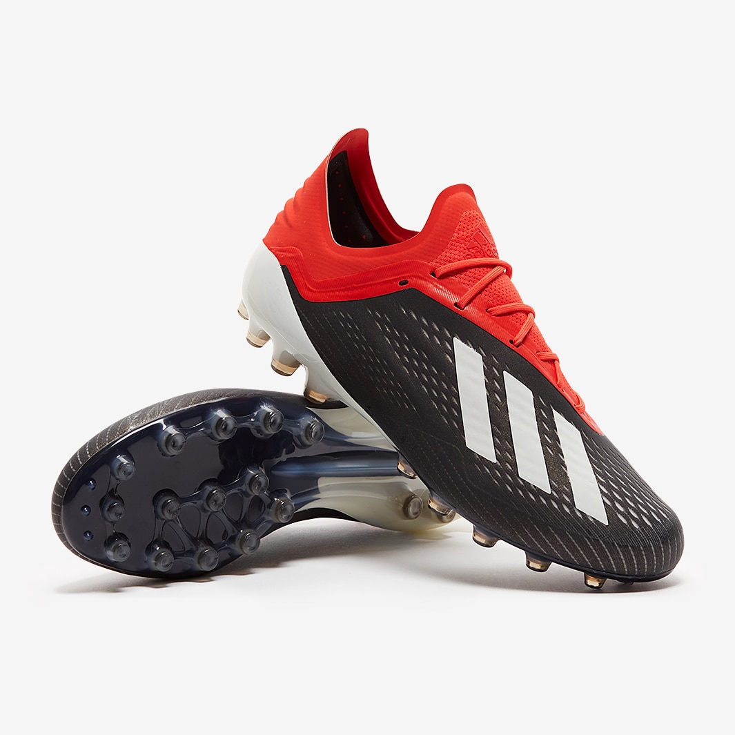 adidas X 18.1 AG - Core Black/White/Active Red - Artificial Grass ...