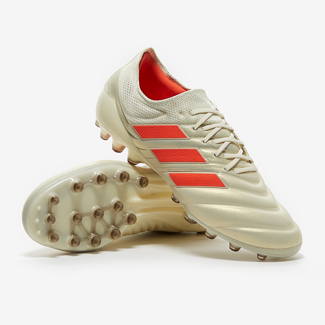 Botas de - adidas Copa AG - Blanco/Rojo Solar/Negro | Pro:Direct Soccer