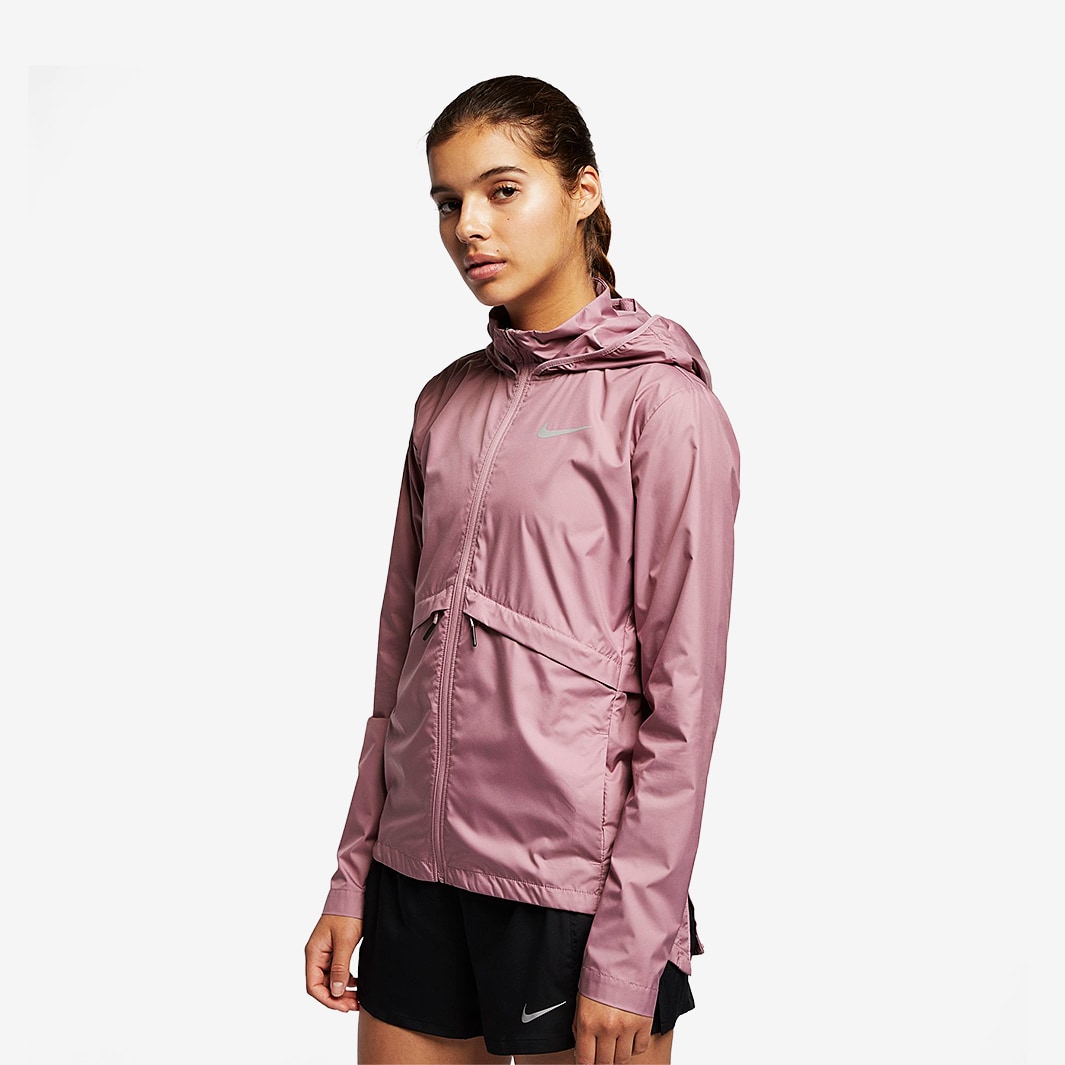 nike essential women's packable running rain jacket