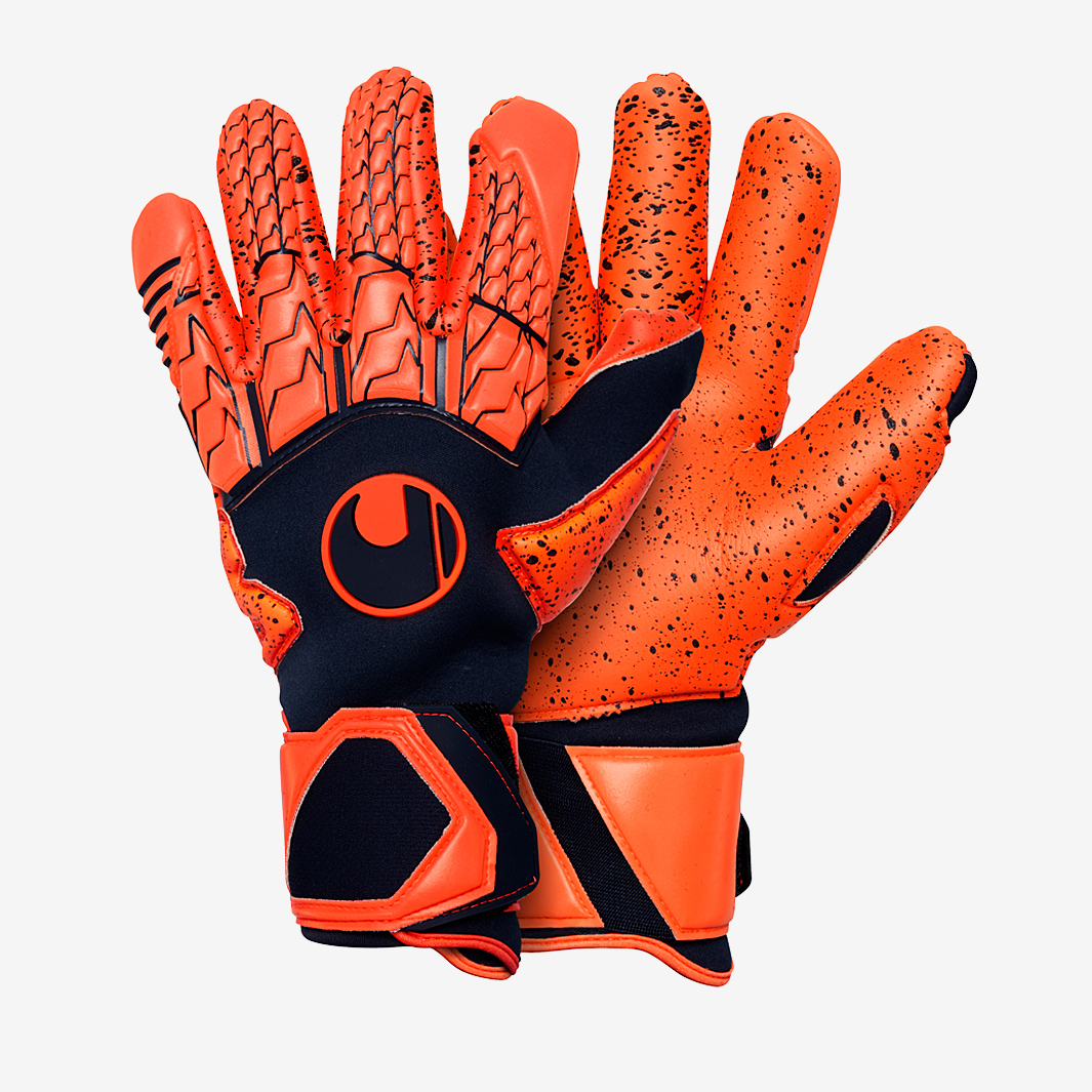 Uhlsport Speed Contact Supergrip+ Pure Flex - Blu Navy/Nero/Fluo Blu - Guanti Portiere Uomo | Pro:Direct Soccer