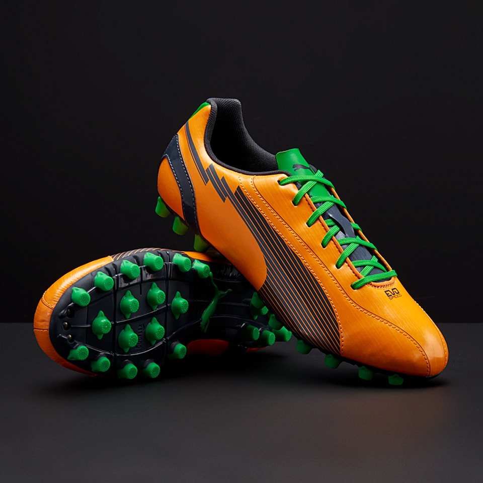 Comunismo jugador solapa Puma EvoSpeed 5 AG - Orange/Navy/Green - Mens Boots - Artificial Grass |  Pro:Direct Soccer