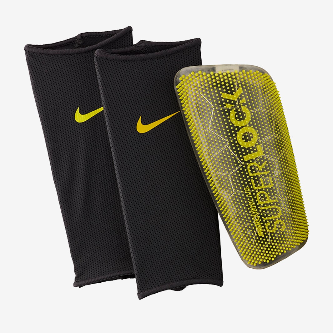 Nike Mercurial Lite Superlock Accessories Shinpads Anthracite Opti Yellow Black