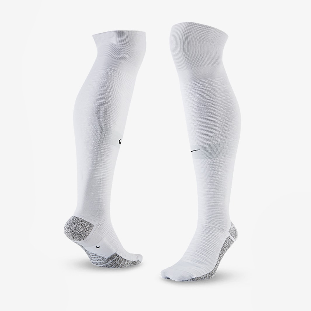 NikeGrip Strike Soccer Cushioned Crew Socks - Black/Anthracite/White/Volt