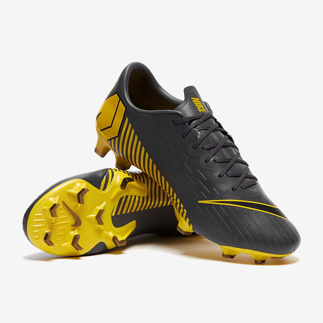 Pino falso George Eliot Botas de fútbol - Nike Mercurial Vapor XII Pro FG - Gris Oscuro/Negro -  Terreno firme | Pro:Direct Soccer