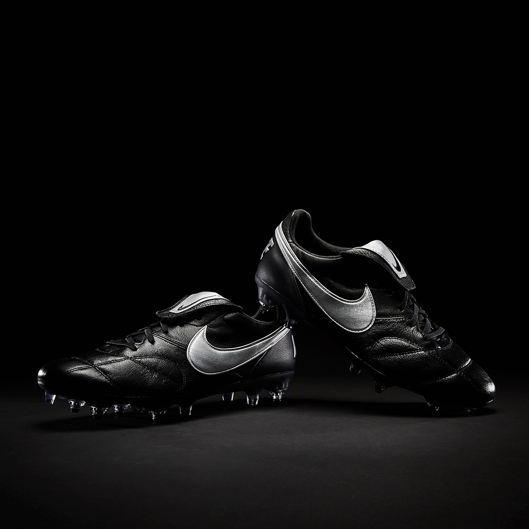 Botas fútbol - Nike Premier II AC - Negro/Plateado | Pro:Direct Soccer