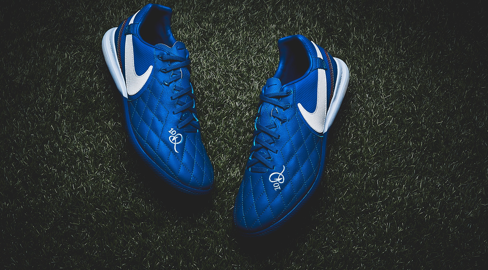 Botas de fútbol - Nike Tiempo Lunar VII Pro 10R TF Game Royal/Blanco | Pro:Direct Soccer