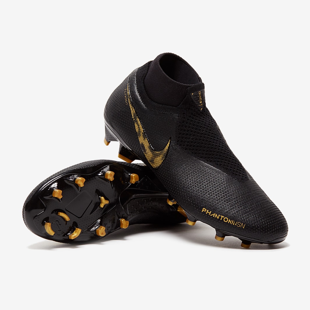 Nike VSN Elite FG - Black/Metallic Gold - Firm Ground - Soccer Cleats