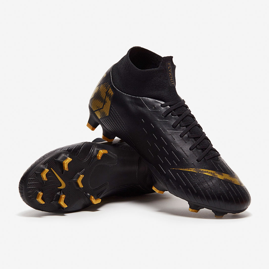 espacio contenido léxico Botas de fútbol Nike Mercurial Superfly VI Pro FG - Negro/Dorado Metálico -  Terreno Firme - Botas para hombre | Pro:Direct Soccer