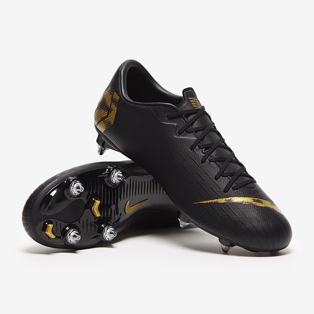 Nike Mercurial Vapor XII Academy SG Black/Metallic Gold Soft