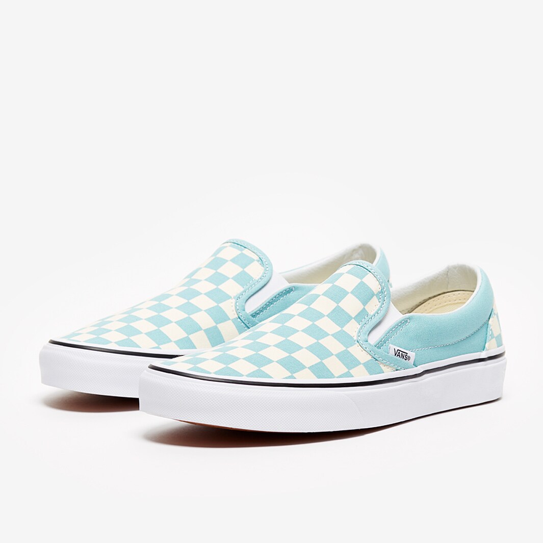 Vans slip on aqua on sale haze