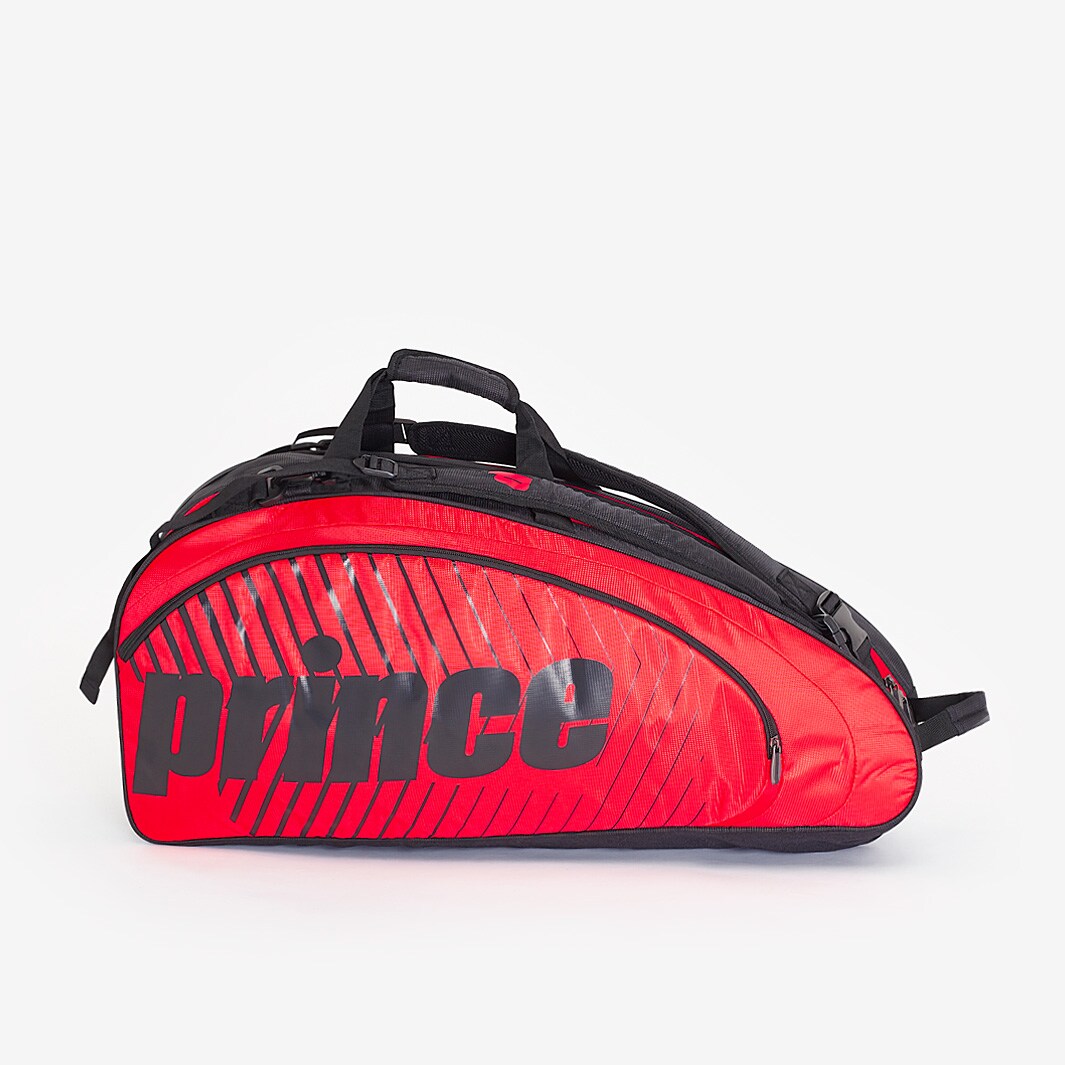 Prince Tour Futures 6 Racket Bag - Black/Red - Bags & Luggage | Pro ...