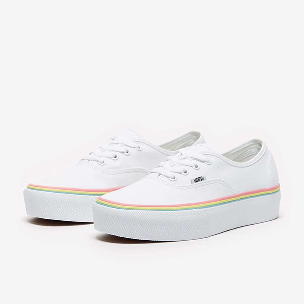 Vans rainbow platform sale