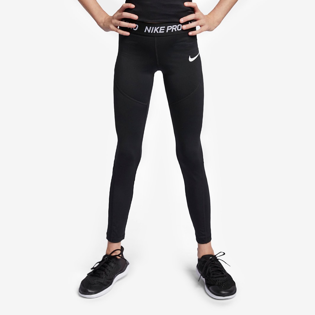 Buy Nike Pro Tight Girls Grey, Black online