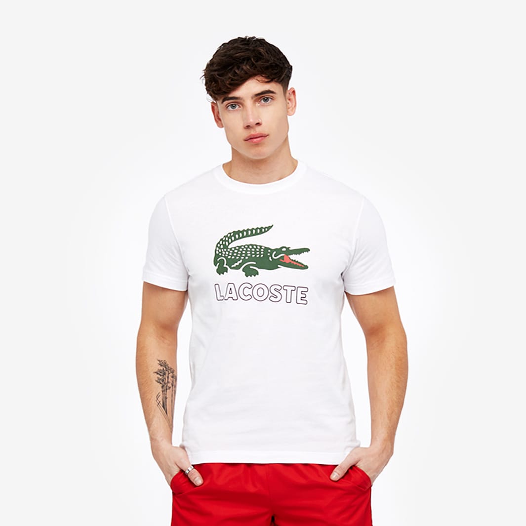 Lacoste Tee - Blanc - Mens Clothing