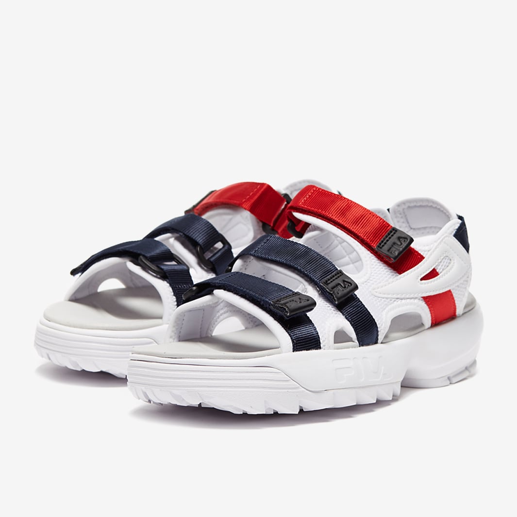 Fila disruptor 2024 sandals white