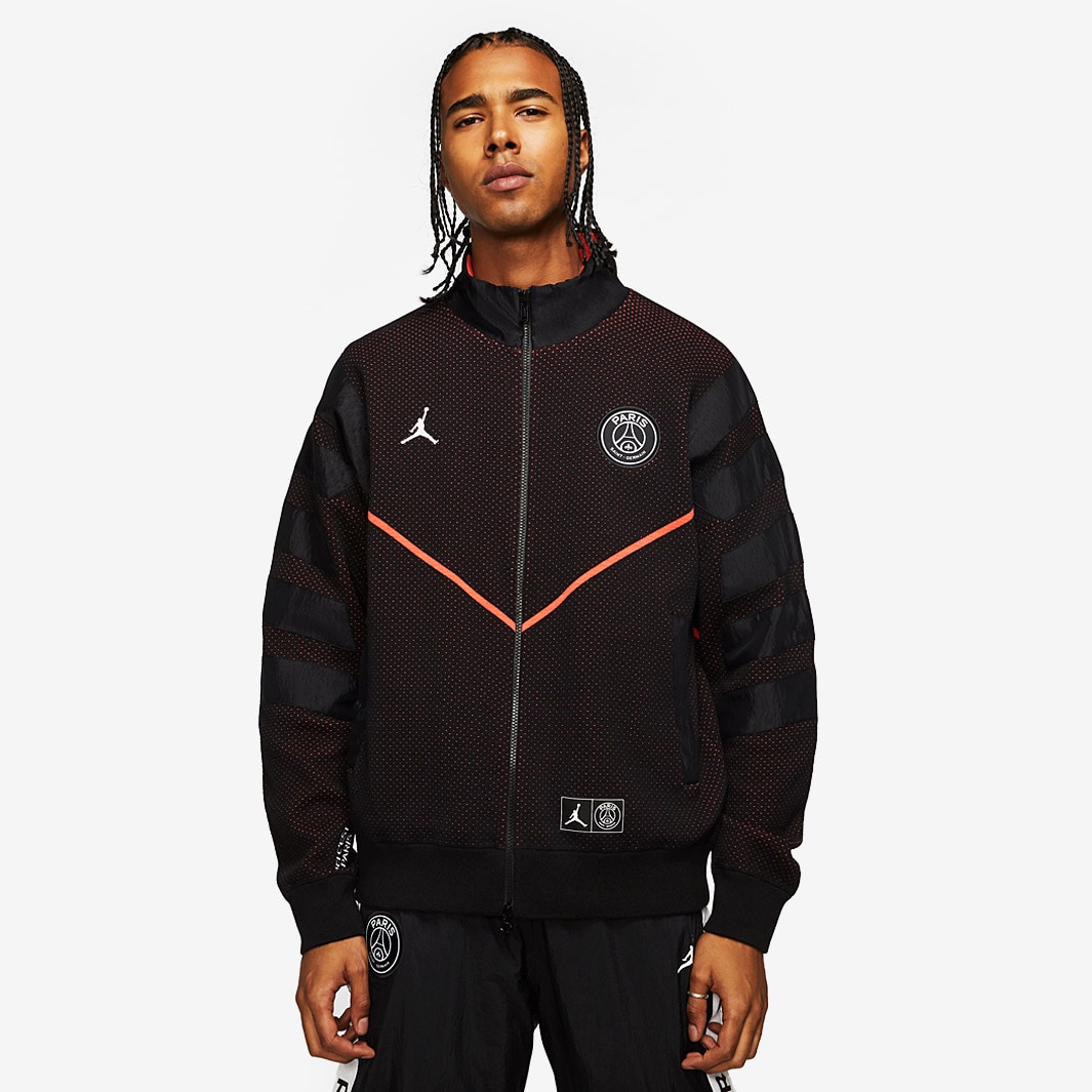 Mens Clothing Jordan x PSG Jacket Black Jackets Pro Direct Soccer