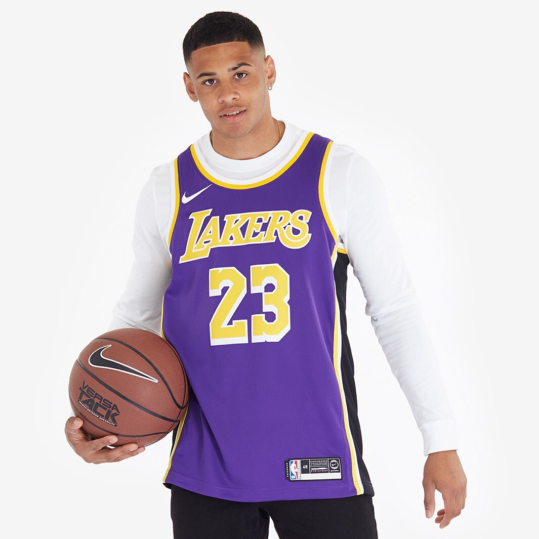 Maillot Nike NBA LeBron James Los Angeles Lakers Statement