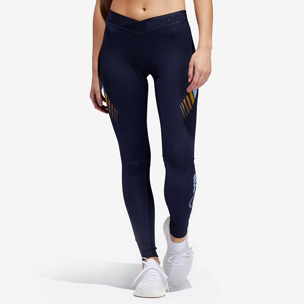adidas Womens Alphaskin Tight - Legend Ink - Womens Clothing - DX7594 |  Pro:Direct Running