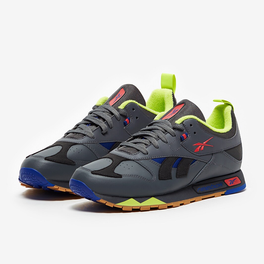Reebok CL Leather ATI 3.0 - Grey/Pink - Mens Shoes | Pro:Direct Soccer