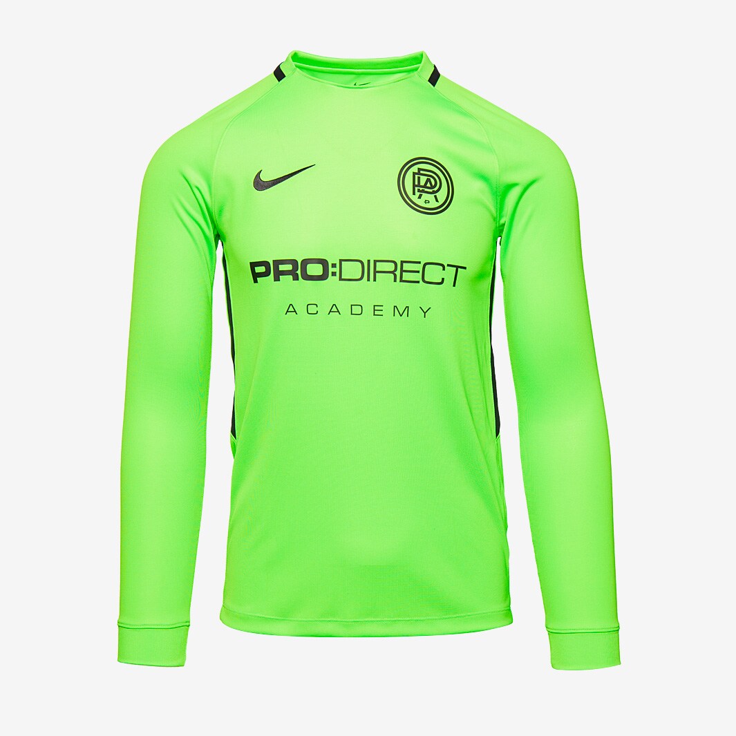 PDA Park III LS GK Jersey Green Strike Black Partner Clubs