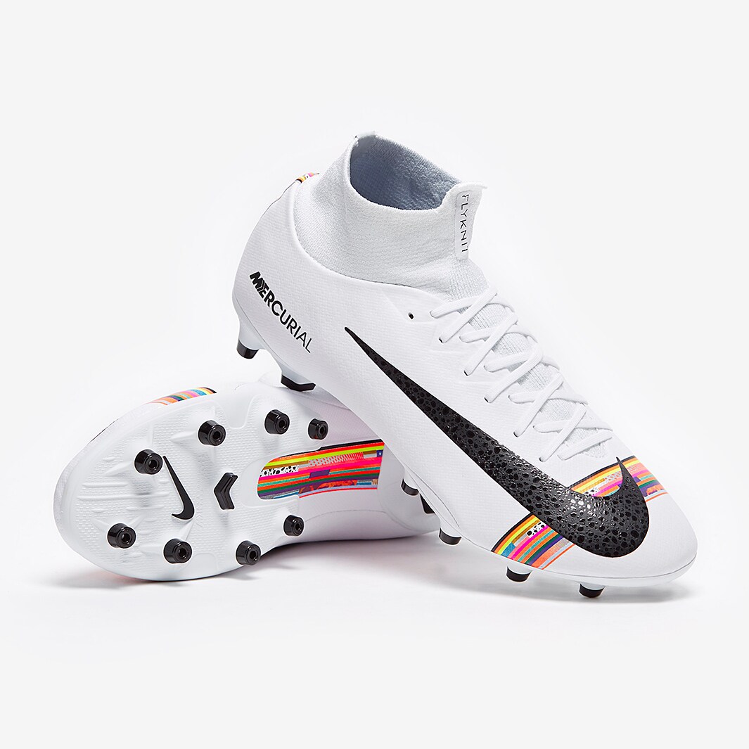 Sala ven látigo Nike Mercurial Superfly VI Pro AG-PRO - Botas de fútbol - Césped Artificial  - Platino/Negro/Blanco | Pro:Direct Soccer