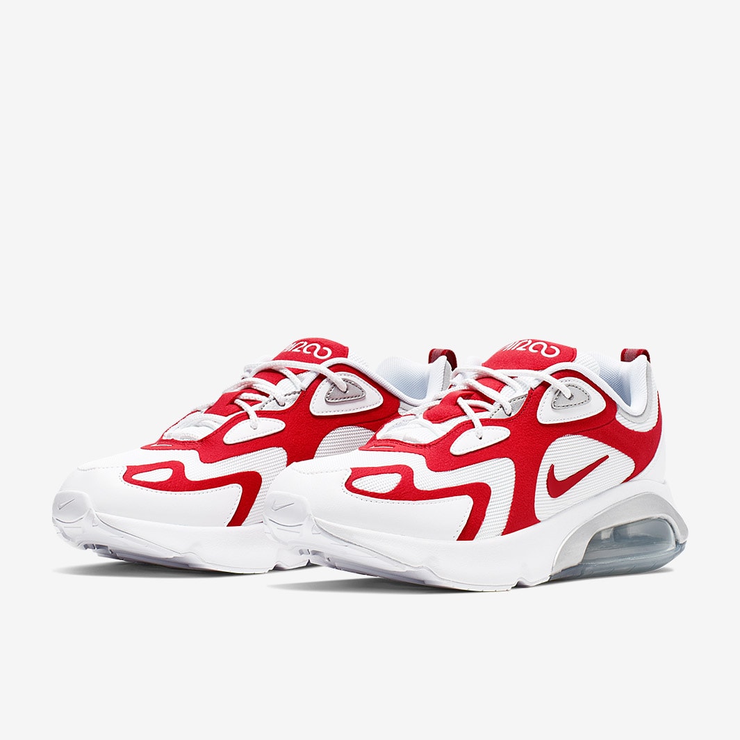 Chaussures Nike Air Max 200 Rouge Argent Chaussures homme Pro Direct Soccer