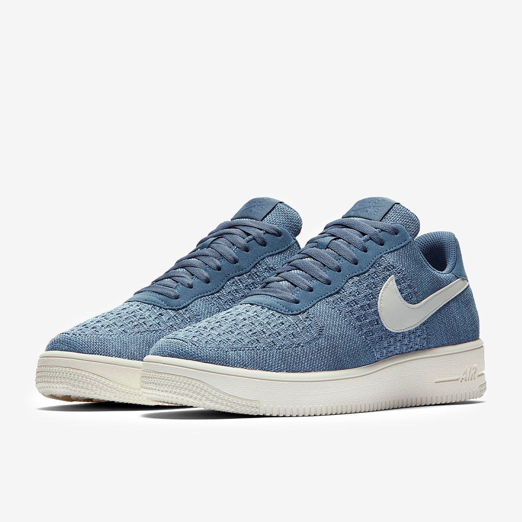 Nike air force 1 flyknit sale mens blue