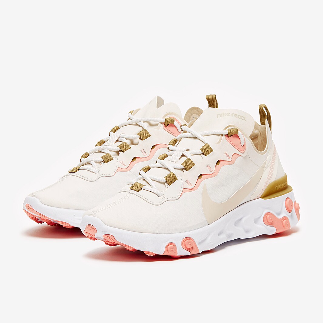 Nike Womens React Element 55 Lt Orewood Brn/Parachute Beige - Main Image